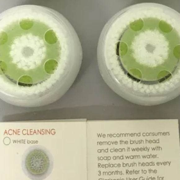 2 Clarisonic Replacement Brush Heads (acne)
