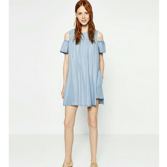 Zara off the shoulder jumpsuit