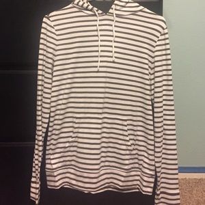 stripped hoodie