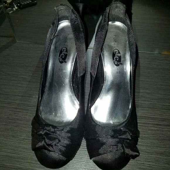 Black heels