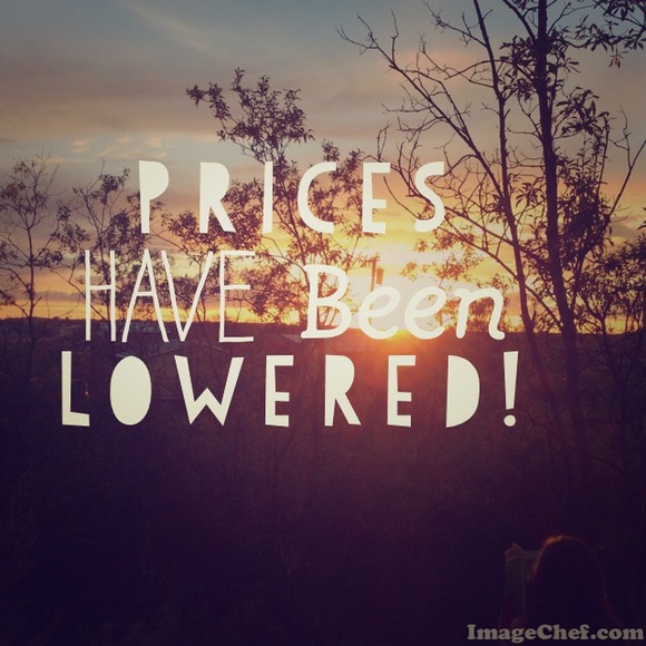 Prices Have Been Marked Down‼️