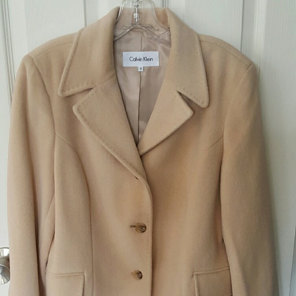 Calvin Klein Wool/Angora Peacoat Make An Offer