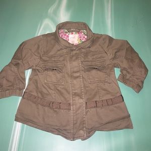 Peek military style jacket 18-24 months