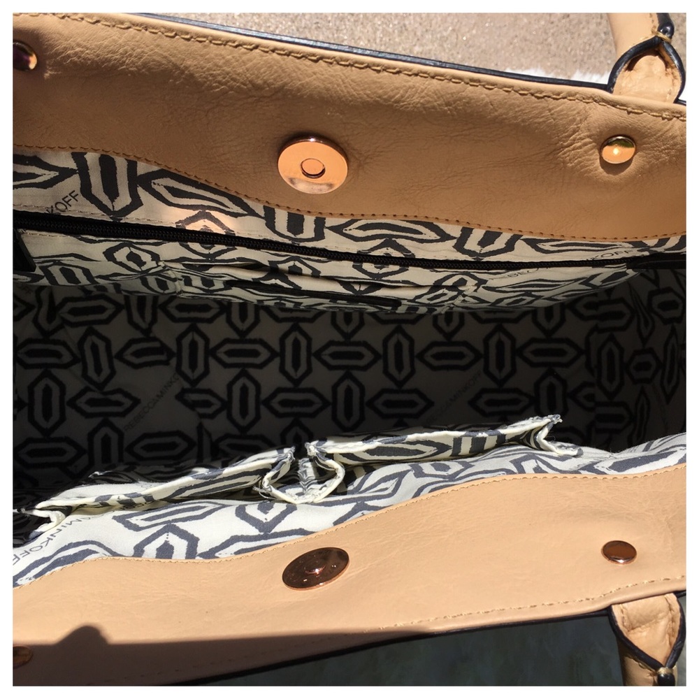 REBECCA MINKOFF BEIGE TOTE - Picture 3 of 6