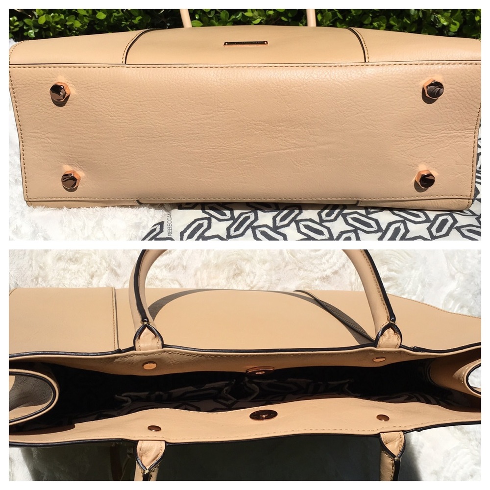 REBECCA MINKOFF BEIGE TOTE - Picture 5 of 6