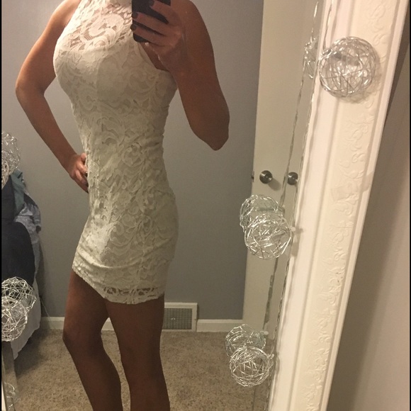 Lace minidress