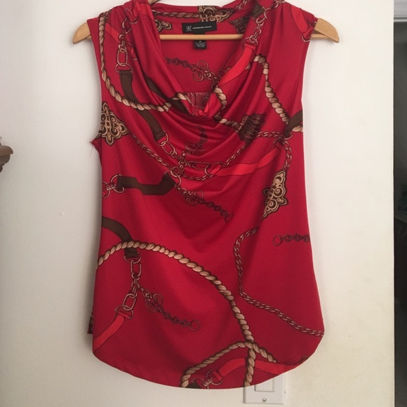 INC classy pretty sleeveless top