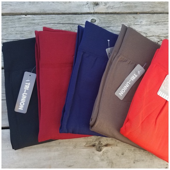 Fleece lined leggings 6 colors - Picture 2 of 2