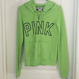 green love pink full zip