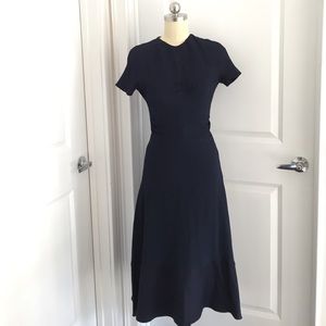 Rochas Silk Navy dress