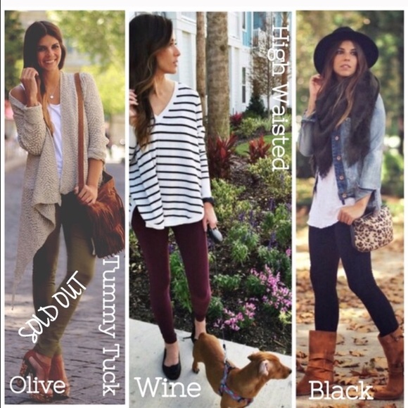 High waisted Tummy Tuck Leggings - Picture 2 of 4