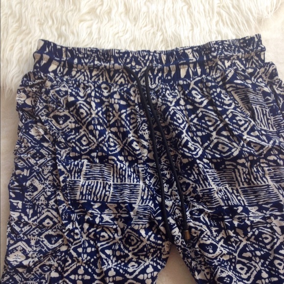Aztec tribal drawstring pants - Picture 2 of 4