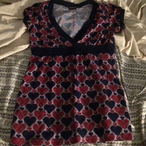 Madness queen of hearts style dress top