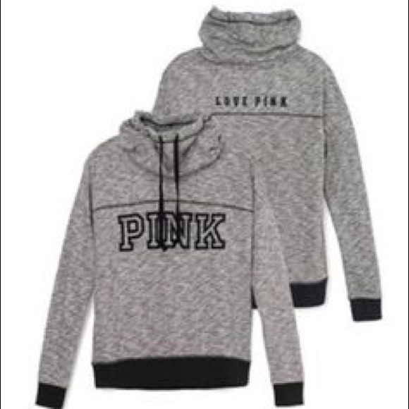 Pink cowl neck sweater!