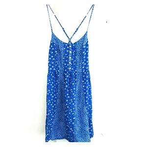 Hollister Blue Floral Spring Dress