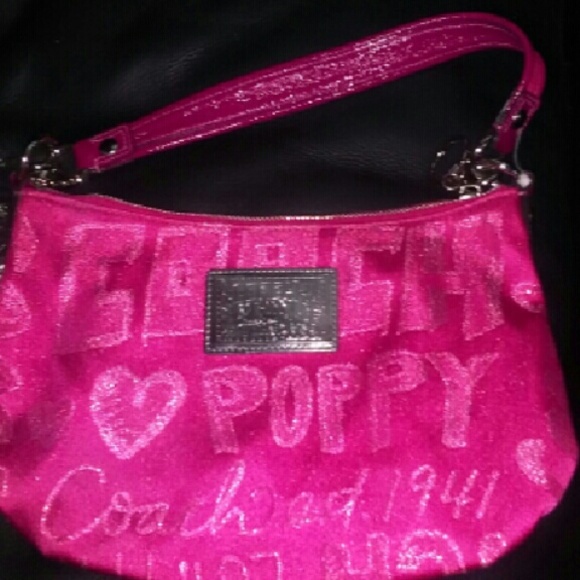 Unauthentic Pink Poppy Coach Purse