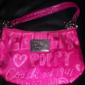 Unauthentic Pink Poppy Coach Purse