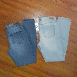 SOLD (2) 11 l.e.i jeggings