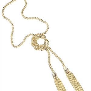 Kendra Scott Jackie Tassel Necklace in Gold