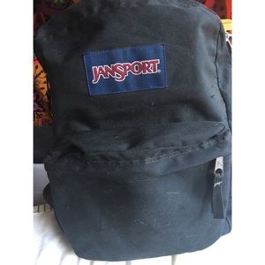 Black jansport backpack