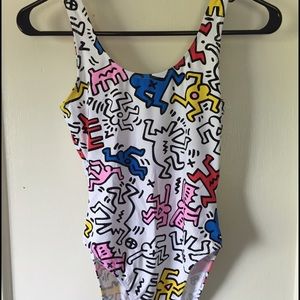 NWOT Keith Haring bodysuit