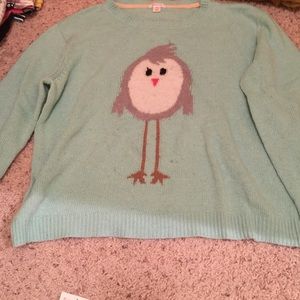 Sweater w/ a cute bird