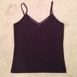 Express tank top with rhinestones