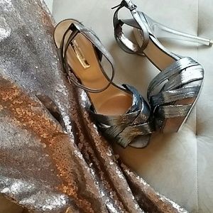 H by haltson pewter heels