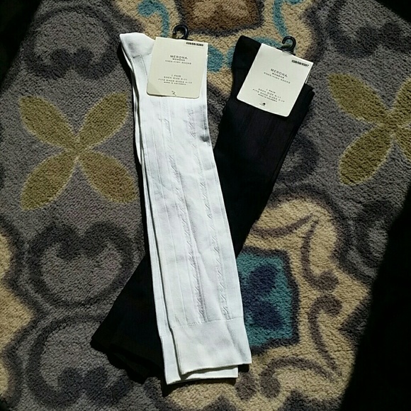 2 pair Merona Knee high socks