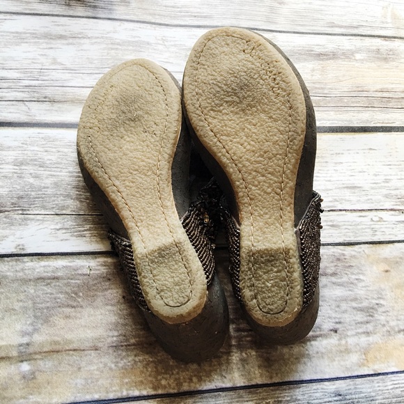 🚫 NFS 🚫 Sam Edelman Beaded Platform Wedges ✨ - Picture 3 of 4