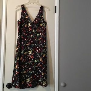 Maternity GAP black floral dress. Size 6