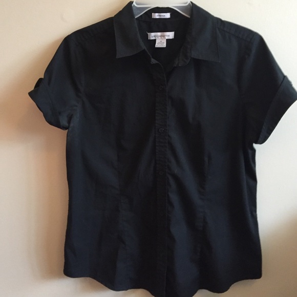 Black button down shirt