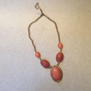 Coral Pendant Necklace