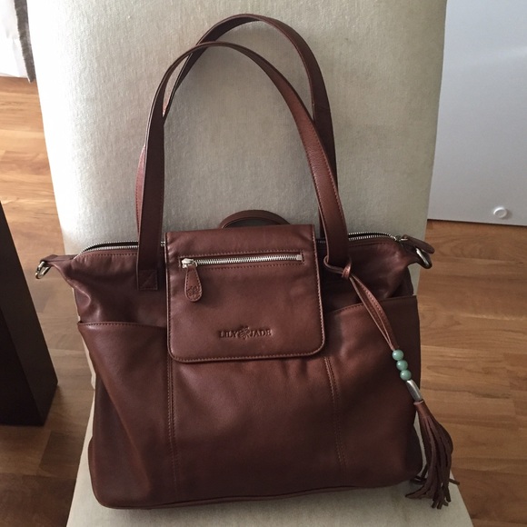 Lily Jade Madeline diaper bag - Brandy - Picture 1 of 4