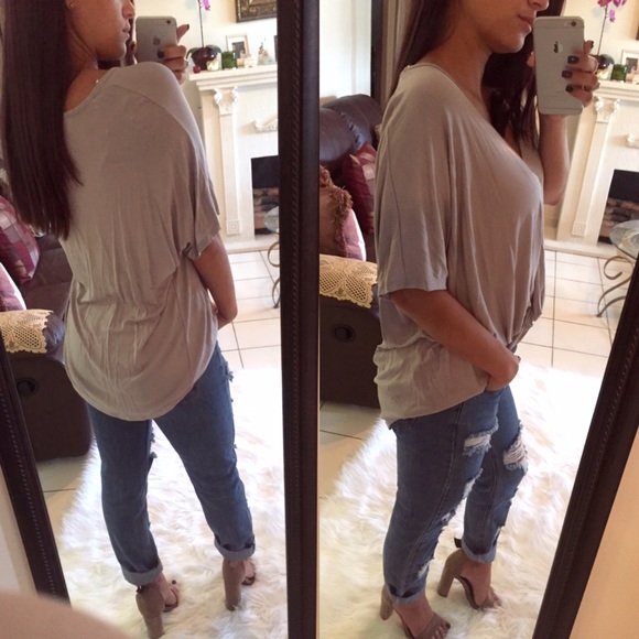 CLEARANCE🎉 | LAST ITEM | Cement 'Twist Me' Top - Picture 2 of 2