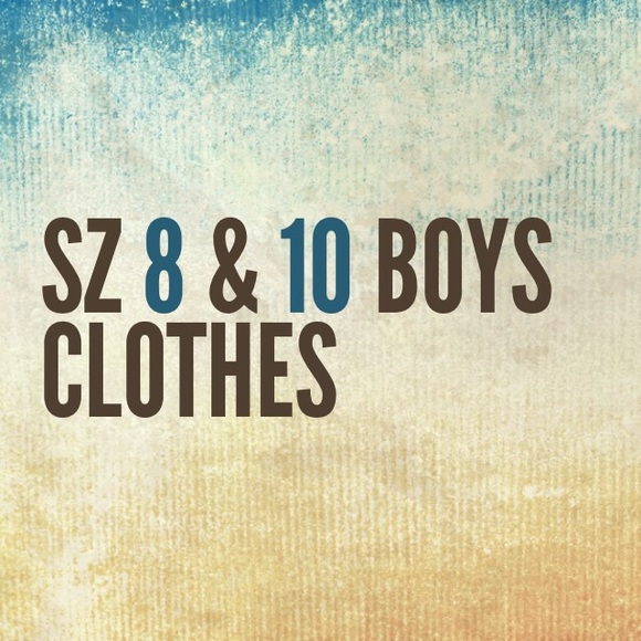 Section of Sz 8 & 10 boys clothes.