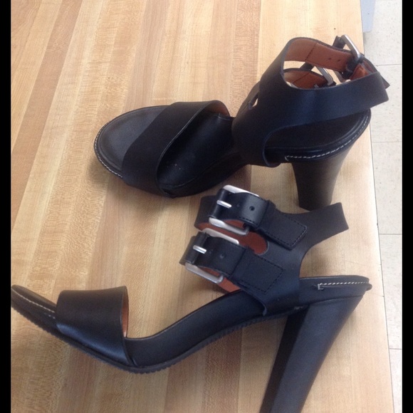 Luxury Rebel black sexy ankle strap sandal 10-11