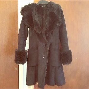 Armani Exchange Faux Fur Coat