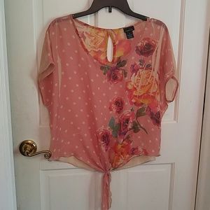 Rue 21 tie blouse