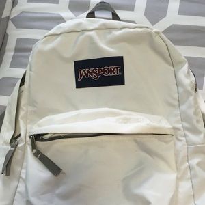 White jansport back pack!
