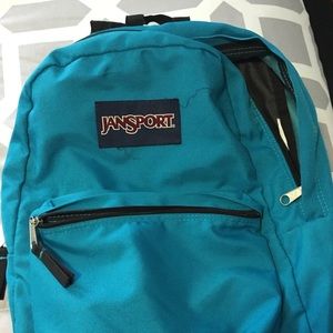 Dark teal jansport backpack
