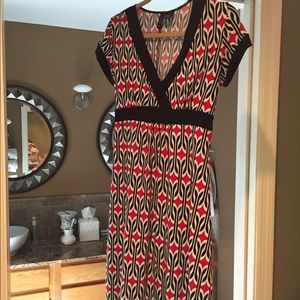 SALE Geometric print dress