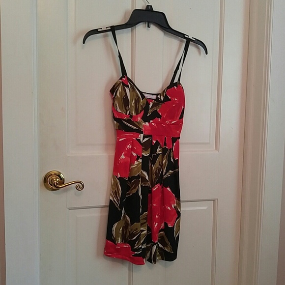 Mini floral dress
