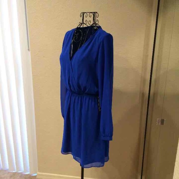 Express cobalt blue dress - Picture 3 of 4