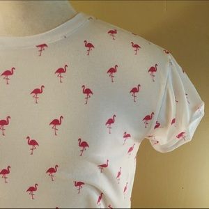 Forever 21 Cuffed Graphic Tee