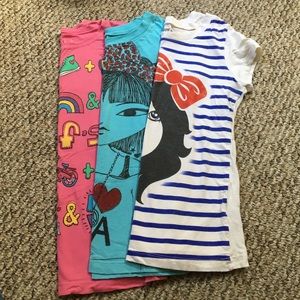 Bundle of 3 Girls Shirts