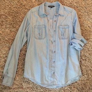 Express Denim Button Down