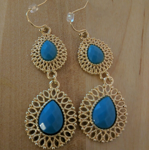 Aqua blue Earrings