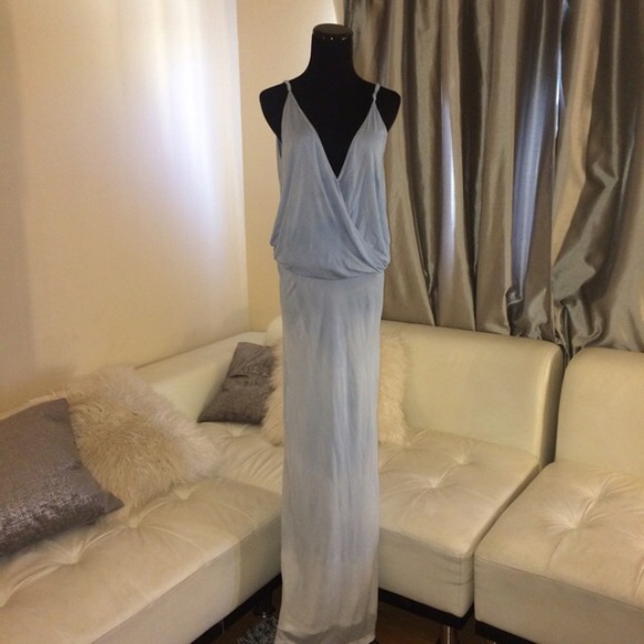 Young Fabulous and Broke Ombré backless maxi dress