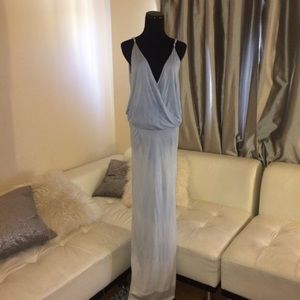 Young Fabulous and Broke Ombré backless maxi dress